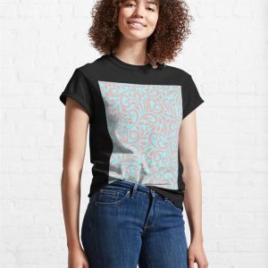 Seamless Floral Pattern Classic T Shirt 4