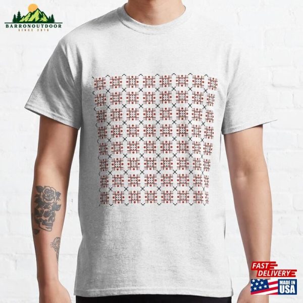 Seamless Geometric Pattern And Background Classic T-Shirt Unisex