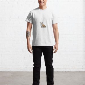 Serval Cat Sticker Type Artwork Classic T Shirt Unisex 4