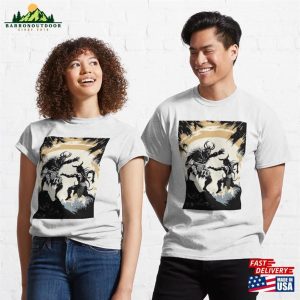 Shaman Dances With The Demon Dance Of Fire And Power Classic T-Shirt