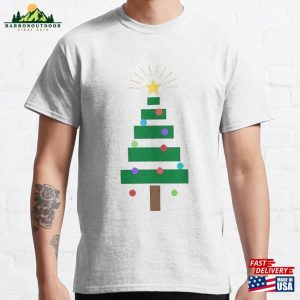 Simple Christmas Tree Classic T-Shirt Unisex