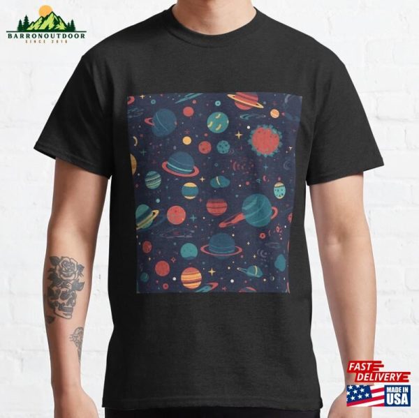 Simple Pattern Planes Classic T-Shirt