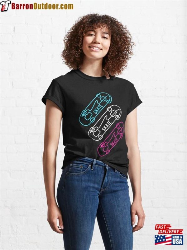 Skate Neon Classic T-Shirt Sweatshirt