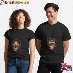 Skull With Headphones Classic T-Shirt Unisex