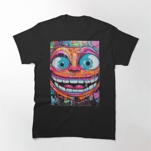 Smile Grafitti Face Classic T-Shirt Hoodie Sweatshirt