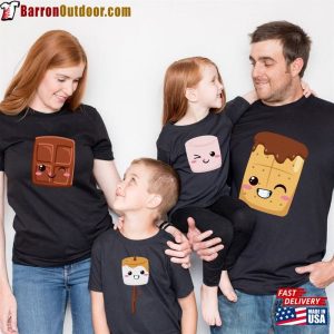 S’mores Camping Family Shirt Shirts For Unisex Hoodie