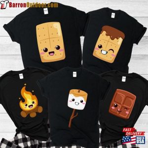 S’mores Camping Family Shirt Shirts For Unisex Hoodie