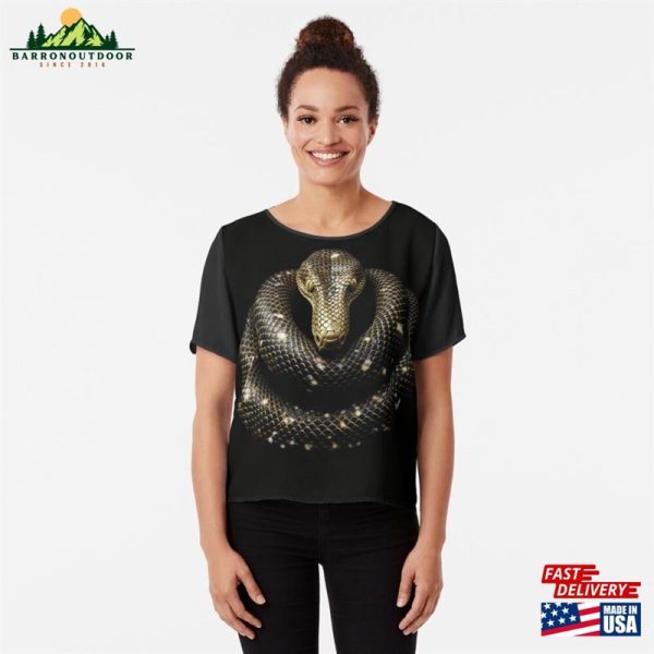 Snake Chiffon Top Unisex T-Shirt