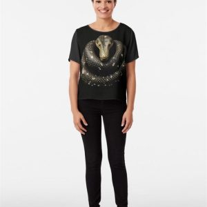 Snake Chiffon Top Unisex T Shirt 3