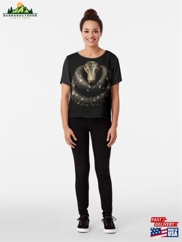 Snake Chiffon Top Unisex T-Shirt