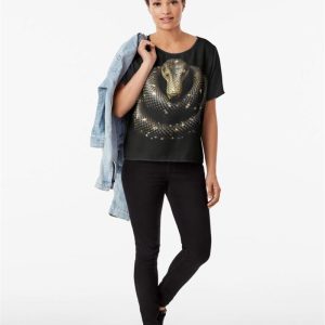 Snake Chiffon Top Unisex T Shirt 4