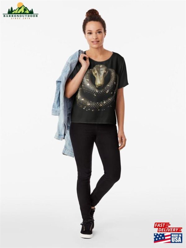 Snake Chiffon Top Unisex T-Shirt