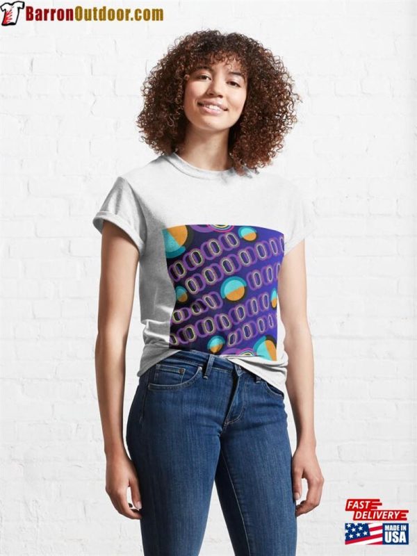 Space Graphic Sticker Colorful Planet Classic T-Shirt Sweatshirt