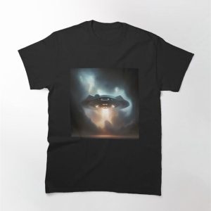 Space Ship Wall Art For Print 4096 On Pixels High Quality Resolution Classic T-Shirt Hoodie