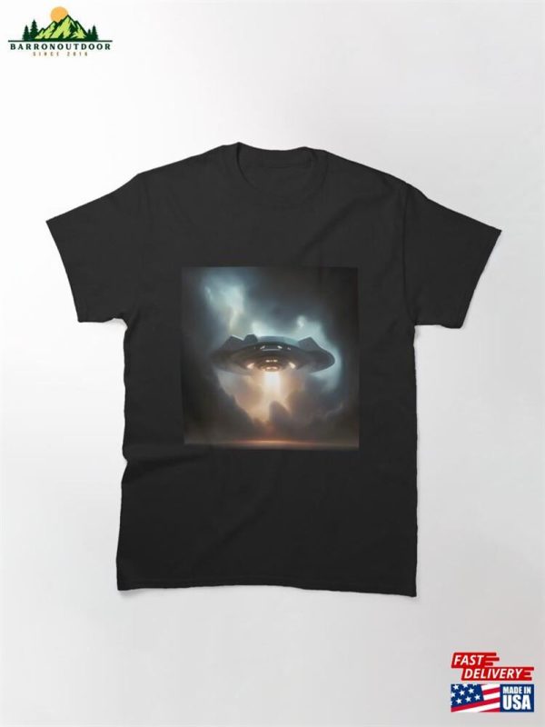 Space Ship Wall Art For Print 4096 On Pixels High Quality Resolution Classic T-Shirt Hoodie