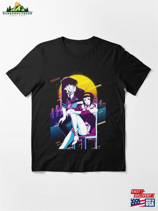 Spike Spiegel And Faye Valentine Cowboy Bebop Essential T-Shirt Hoodie Classic