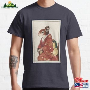 Squirrel Japanese Wear Kimono Vintage Classic T-Shirt Sweatshirt