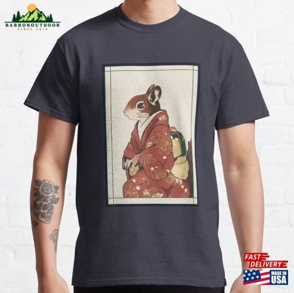 Squirrel Japanese Wear Kimono Vintage Classic T-Shirt Sweatshirt