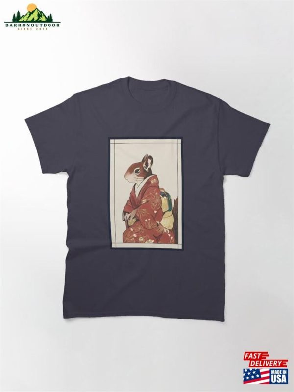 Squirrel Japanese Wear Kimono Vintage Classic T-Shirt Sweatshirt