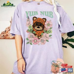 Star Wars Wicket Ewok Endor Yub Nub Tattoo Art Shirt Ewoks Floral Comfort Colors Land Unisex Classic 3