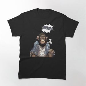 Stoned Monkey Wow Thoughts Classic T-Shirt Hoodie