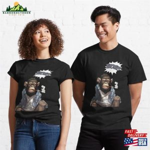 Stoned Monkey Wow Thoughts Classic T Shirt Hoodie 3