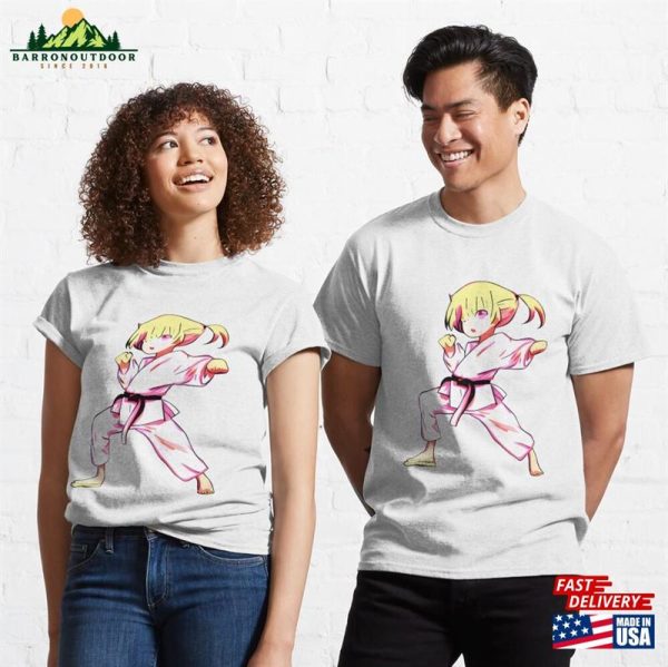 Strike A Pose Channel Your Inner Anime Heroine With This Karate Girl T-Shirt Sweatshirt