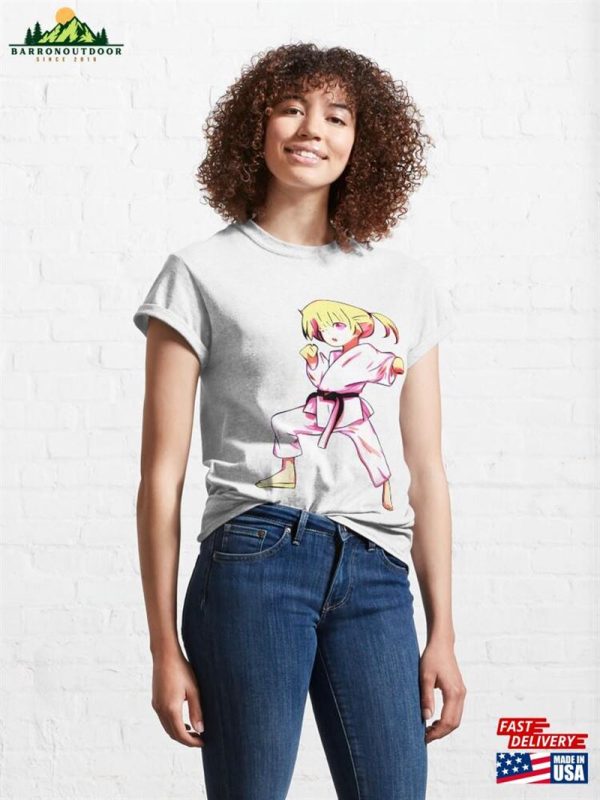 Strike A Pose Channel Your Inner Anime Heroine With This Karate Girl T-Shirt Sweatshirt