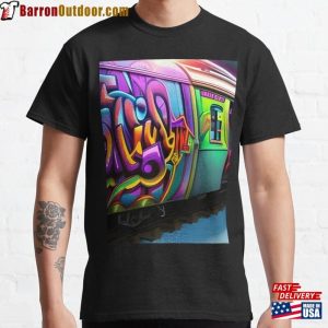 Subway Station Platform Graffiti Art (Series) Classic T-Shirt Hoodie