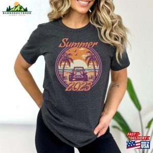 Summer 2023 Vibe Shirt Beach Buggy Sunset Holidays Tee Classic Sweatshirt