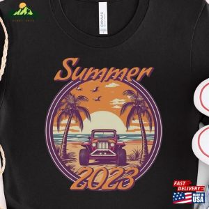 Summer 2023 Vibe Shirt Beach Buggy Sunset Holidays Tee Classic Sweatshirt