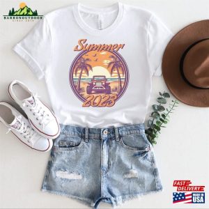 Summer 2023 Vibe Shirt Beach Buggy Sunset Holidays Tee Classic Sweatshirt 3