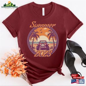 Summer 2023 Vibe Shirt Beach Buggy Sunset Holidays Tee Classic Sweatshirt 4