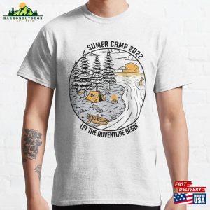 Summer Adventure Awaits Camper Camping 2022 Life Is Good Classic T-Shirt Hoodie