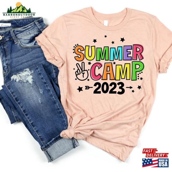 Summer Camp 2023 Shirt Camping Family Unisex Sweatshirt