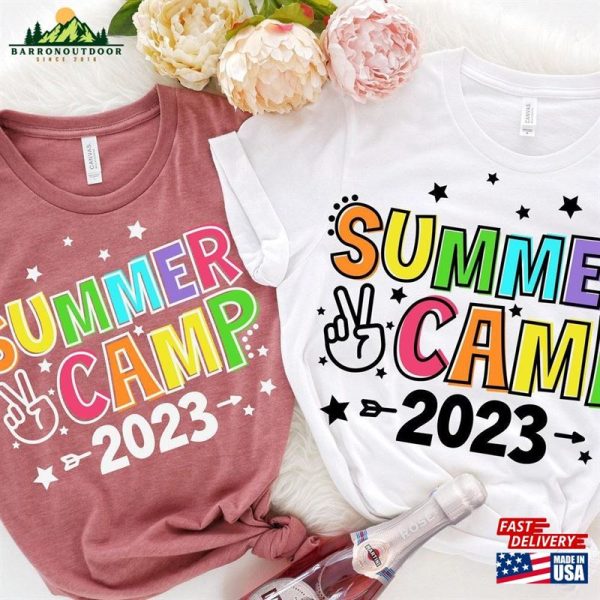 Summer Camp 2023 Shirt Camping Family Unisex Sweatshirt