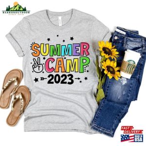 Summer Camp 2023 Shirt Camping Family Unisex Sweatshirt 3