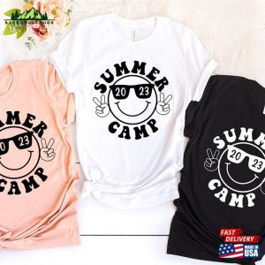 Summer Camp 2023 Shirt Funny Camping Group Shirts Life Sweatshirt T-Shirt