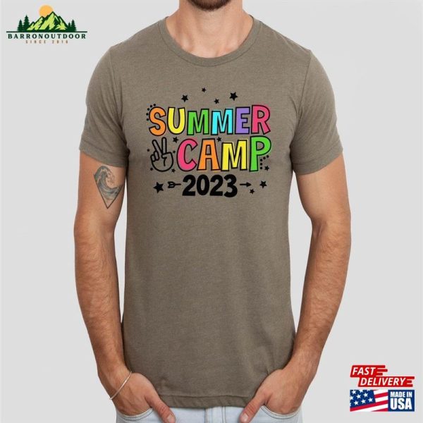 Summer Camp 2023 Shirt Vacation Family Trip Unisex Hoodie