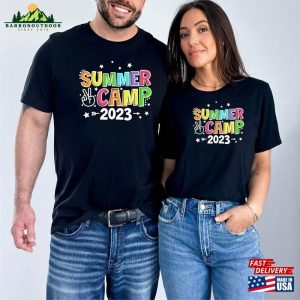 Summer Camp 2023 Shirt Vacation Family Trip Unisex Hoodie 3