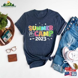 Summer Camp 2023 Shirt Vacation Family Trip Unisex Hoodie 4