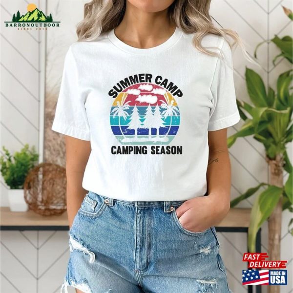 Summer Camp Shirt Camping Season T-Shirt Crew Unisex Sweatshirt