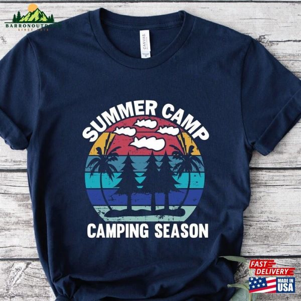 Summer Camp Shirt Camping Season T-Shirt Crew Unisex Sweatshirt