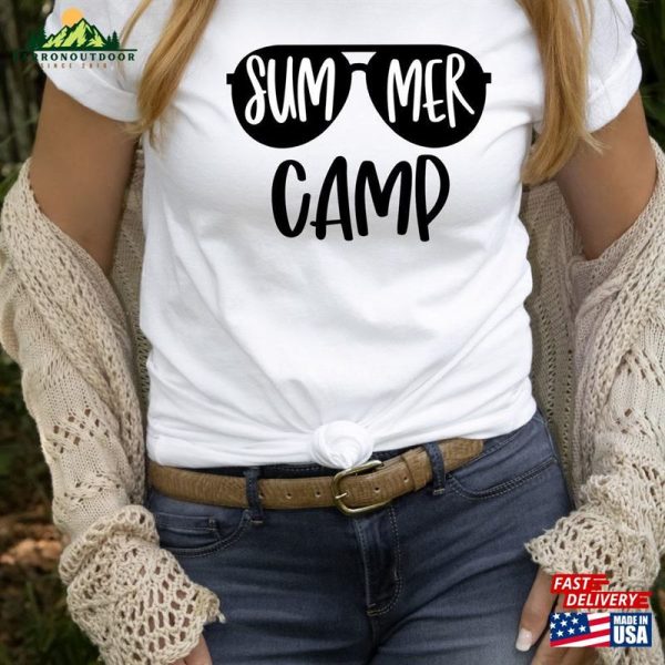 Summer Camp T-Shirt Cute Camping Shirt Funny Tee Classic