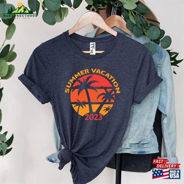 Summer Vacation 2023 Shirt Matching Family Beach Tees Vibes T-Shirt Sweatshirt