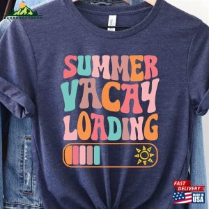 Summer Vacay Loading Shirt Vacation Tees Beach Shirts For Women Unisex T-Shirt