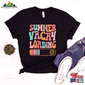 Summer Vacay Loading Shirt Vacation Tees Beach Shirts For Women Unisex T-Shirt