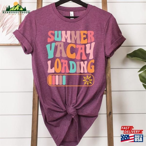 Summer Vacay Loading Shirt Vacation Tees Beach Shirts For Women Unisex T-Shirt