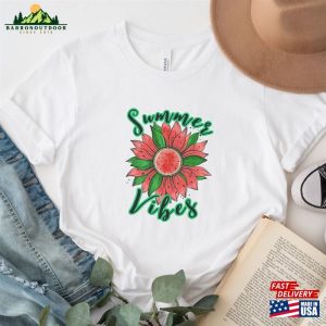 Summer Vibes Shirt 2023 Tshirt Floral Tees Unisex Hoodie