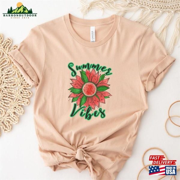 Summer Vibes Shirt 2023 Tshirt Floral Tees Unisex Hoodie